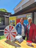 Tafelstand bei Schulfest der Lindenschule Memmingen zu Umweltprojetkt